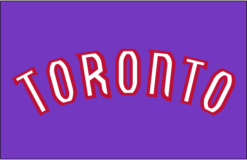 Toronto Raptors 1999-2003 Jersey Logo t shirts DIY iron ons